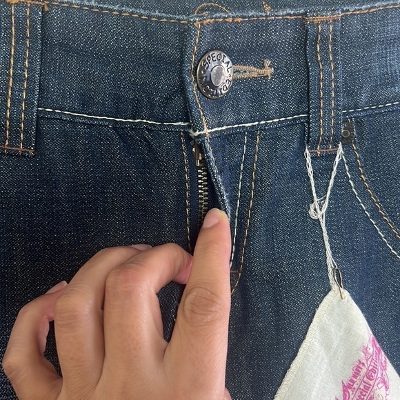 Old Navy Special Edition Women’s Dark Blue Denim Skirt Size 0 - Picture 4 of 14